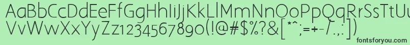 AaarghNormal Font – Black Fonts on Green Background