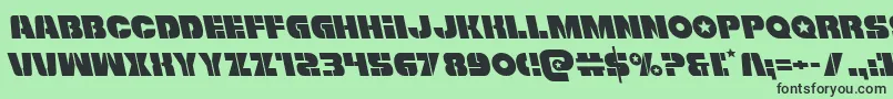 More about Freedomfighterleft Font Freedomfighterleft Font – Black Fonts on Green Background
