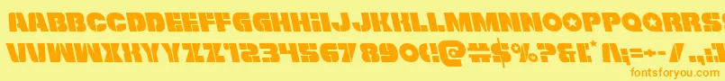 More about Freedomfighterleft Font Freedomfighterleft Font – Orange Fonts on Yellow Background