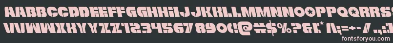 Freedomfighterleft Font – Pink Fonts on Black Background