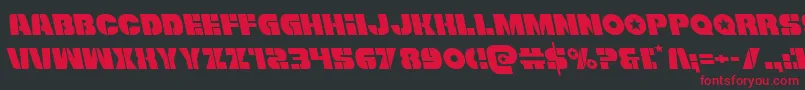 Freedomfighterleft Font – Red Fonts on Black Background