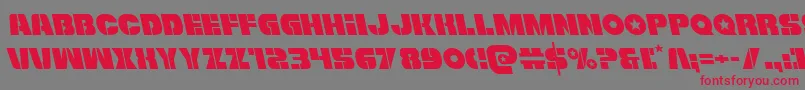 Freedomfighterleft Font – Red Fonts on Gray Background