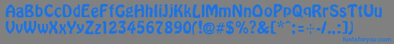 Weitere Informationen zur Cyrillic Hover-Schriftart Cyrillic Hover-Schriftart – Blaue Schriften auf grauem Hintergrund