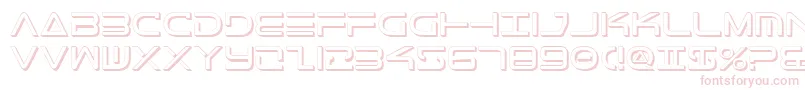 TeleMarinesShadow Font – Pink Fonts on White Background