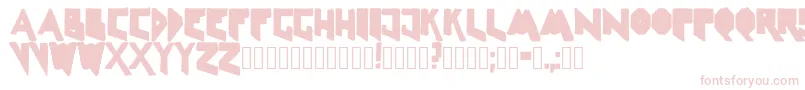 Linelineshapedirty-Schriftart – Rosa Schriften