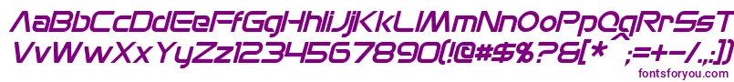 MonsOlympiaItalic Font – Purple Fonts on White Background