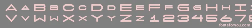 7daysfat Font – Pink Fonts on Gray Background