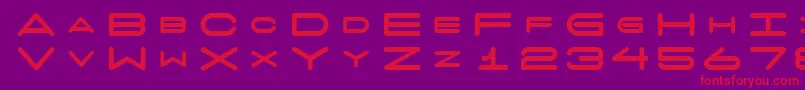 fuente 7daysfat – Fuentes Rojas Sobre Fondo Morado