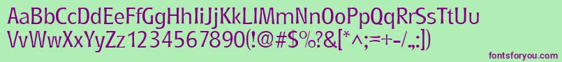 En savoir plus sur la police RoundestlhRegular Police RoundestlhRegular – polices violettes sur fond vert