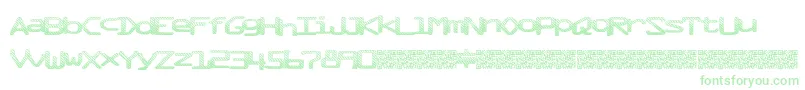 Mixtape Font – Green Fonts on White Background