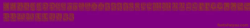 Unger Font – Brown Fonts on Purple Background