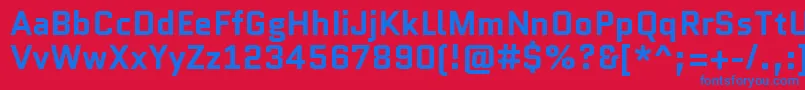 More about QuanticoBold Font QuanticoBold Font – Blue Fonts on Red Background