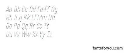 MarianinaFyThinItalic-fontti