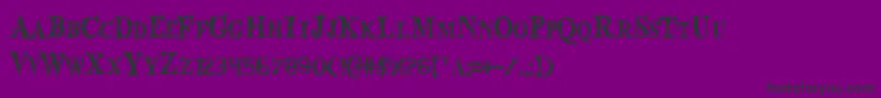 Bloodcrowc Font – Black Fonts on Purple Background