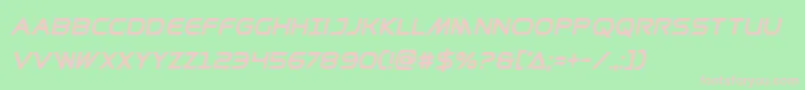 Prometheanboldcondital Font – Pink Fonts on Green Background