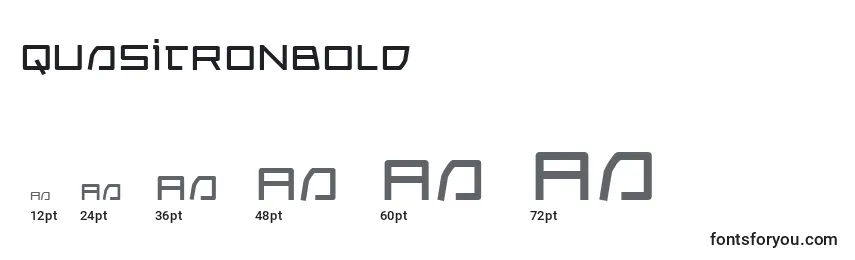 QuasitronBold Font Sizes