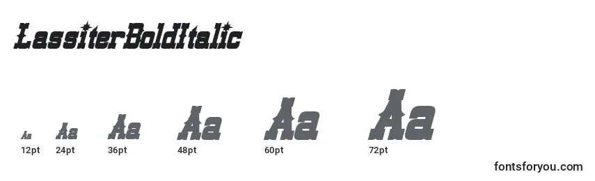 LassiterBoldItalic Font Sizes