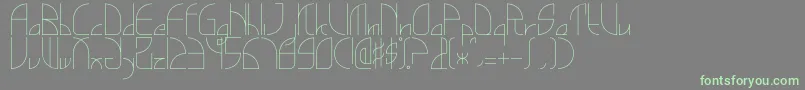 More about Ginkgocut Font Ginkgocut Font – Green Fonts on Gray Background