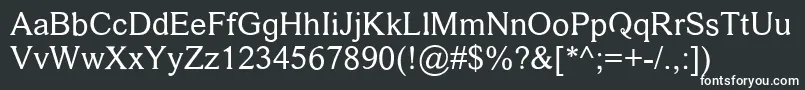 DamaseV.2 Font – White Fonts on Black Background