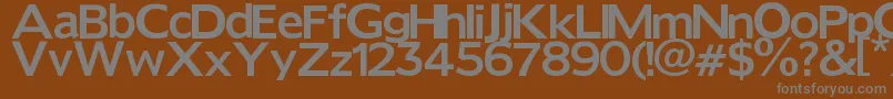 Шрифт Reforma – серые шрифты на коричневом фоне