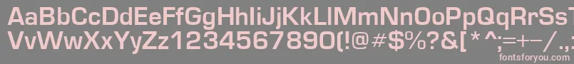 Europedemi Font – Pink Fonts on Gray Background