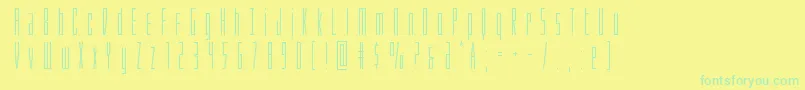 Подробнее о шрифте Phantacontitle Шрифт Phantacontitle – зелёные шрифты на жёлтом фоне