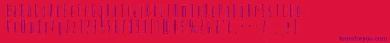 Phantacontitle-Schriftart – Violette Schriften auf rotem Hintergrund