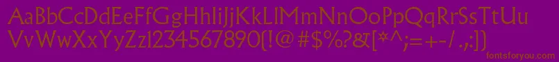 More about AlbertusmtstdLight Font AlbertusmtstdLight Font – Brown Fonts on Purple Background