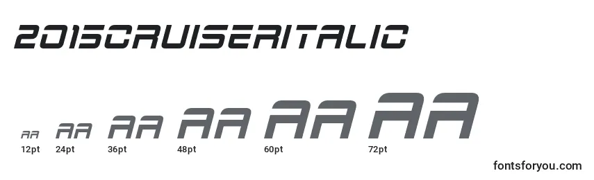 2015CruiserItalic Font Sizes