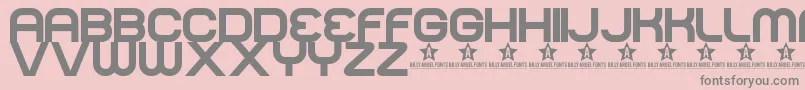 Normal Font – Gray Fonts on Pink Background