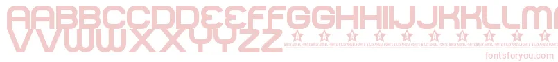 Normal Font – Pink Fonts on White Background