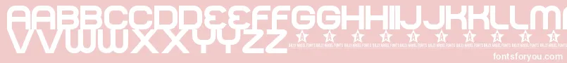 Normal Font – White Fonts on Pink Background