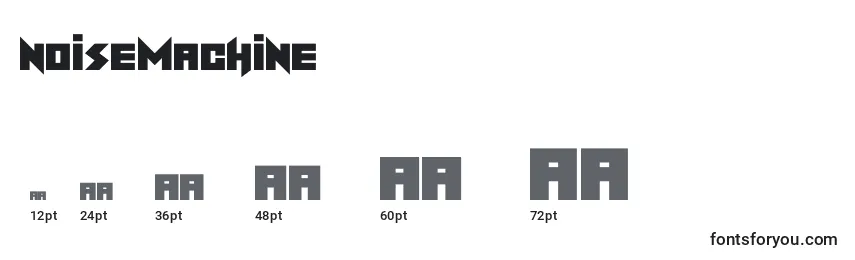 NoiseMachine Font Sizes