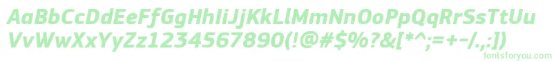 PfsquaresansproBolditalic Font – Green Fonts