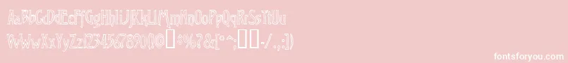 VirileOpen Font – White Fonts on Pink Background