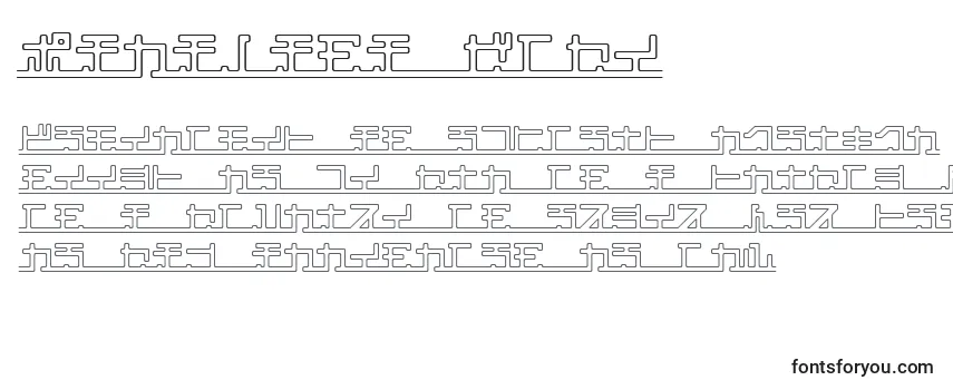 Шрифт Katakana Pipe