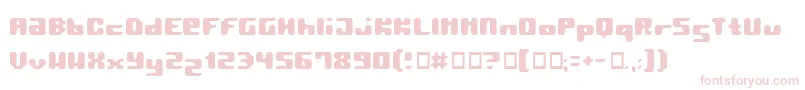 Pormask2 Font – Pink Fonts on White Background