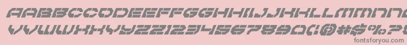 More about Pulsarclasssuperital Font Pulsarclasssuperital Font – Gray Fonts on Pink Background