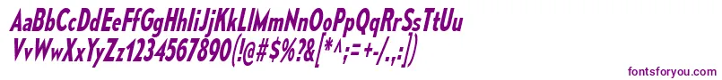 Шрифт MesmerizeCdSbIt – фиолетовые шрифты