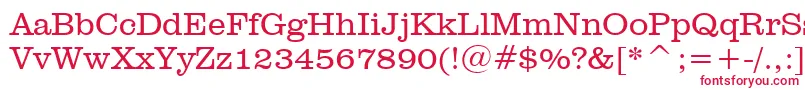 ClarendonLightBt Font – Red Fonts