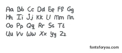 Mymessyhandwriting Font