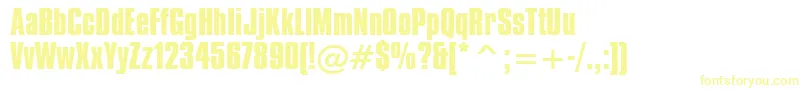 Weitere Informationen zur CompactaBoldBt-Schriftart CompactaBoldBt-Schriftart – Gelbe Schriften