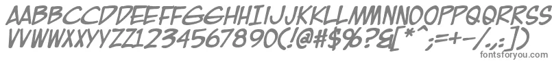 Шрифт EurocomicBold – серые шрифты