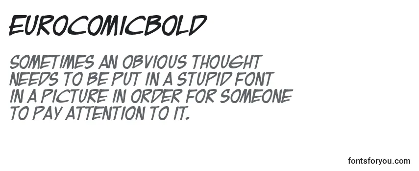 Review of the EurocomicBold Font