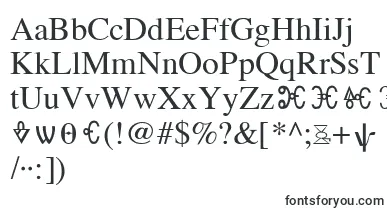 OldChurchSlavonicGla font – vertical Fonts