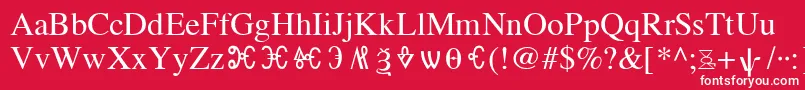 More about OldChurchSlavonicGla Font OldChurchSlavonicGla Font – White Fonts on Red Background