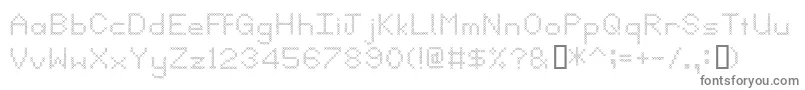 John-Schriftart – Graue Schriften