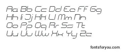 CentreforwardThinitalic Font