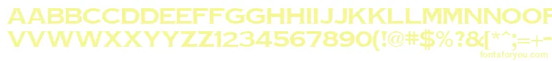 TinplateRegularDb-Schriftart – Gelbe Schriften