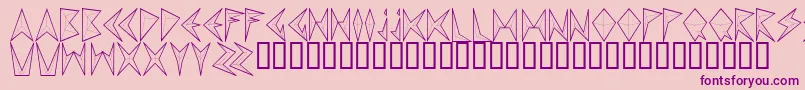 More about Mndpinba Font Mndpinba Font – Purple Fonts on Pink Background